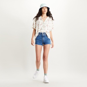 LEVI'S, Shorts 'RIBCAGE SHORT', Levi's® - Jeansshorts, für Damen, Mittelblau, Größe W23