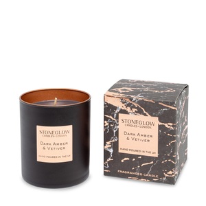 Stoneglow, Stoneglow Duftkerzen Dark Amber, Stoneglow Duftkerze Dark Amber & Vetiver 220 g