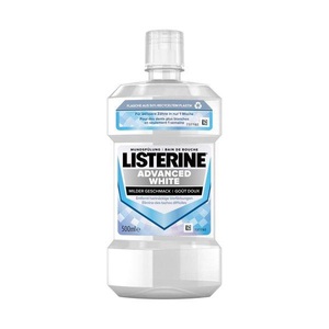 Listerine, Mundspülung Advanced White Mild Damen 500 ml, LISTERINE Advanced White Mild (500ml)