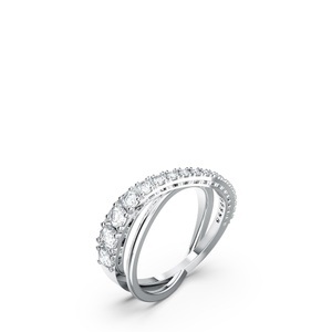Swarovski, Swarovski Ring Damen Silber 58, Swarovski Twist Ring Damen