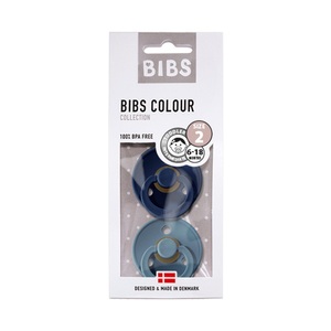 BIBS, BIBS Schnuller Unisex Multicolor 6-18M, BIBS® Schnuller Colour Deep Space/Petrol 6-18 Monate, 2 Stk.