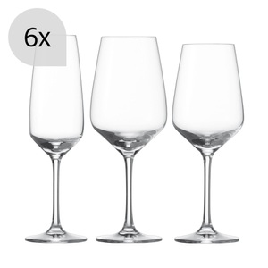 SCHOTT ZWIESEL, Schott-Zwiesel Weingläser Taste, Schott Zwiesel GLÄSERSET 18-teilig , 121868 , Klar , Glas , glänzend, klar , 005808026401