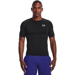 UNDER ARMOUR, Under Armour Heatgear Comp T-Shirt Herren - Schwarz, Weiß, Under Armour Heatgear Armour T-Shirt Herren - Schwarz, Weiß