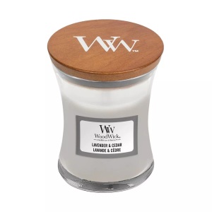 WoodWick, Woodwick - Lavender & Cedar - 85 g, Lavender & Cedar kerze 85.0 g