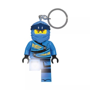 LEGO, Lego Schlüsselanhänger Taschenlampe Ninjago Jay, LEGO® - Ninjago Legacy Jay Schlüsselanhänger mit Taschenlampe, Multicolor