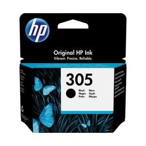 Hp, HP Tintenpatrone 305 schwarz, Hewlett Packard Tintenpatrone, schwarz, No.305, 3YM61AE, (120 Seiten)
