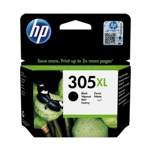 Hp, HP 305XL Schwarz Original Druckerpatrone mit hoher Reichweite, Hewlett Packard Tinte, schwarz, No. 305X, 3YM62AE