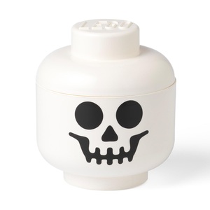 LEGO, LEGO - Baustein-Aufbewahrungsbox (Large) Skeleton - Weiss, LEGO Storage Head 