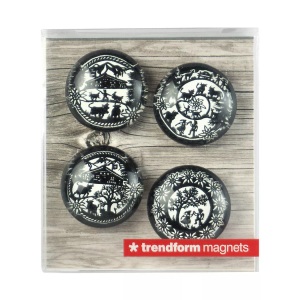 Trendform, Trendform Superstarke Magnete Superstarke Magnete, EYE Magnete 4er-Set Swiss Tradition