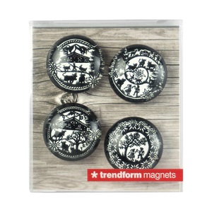 Trendform, Trendform Superstarke Magnete Superstarke Magnete, EYE Magnete 4er-Set Swiss Tradition