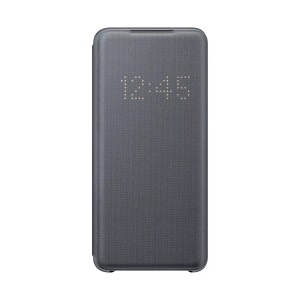 Samsung, Samsung Led View - Booklet (Passend für Modell: Samsung Galaxy S20), Samsung - Smart LED View Cover (Galaxy S20), Bookcase für Smartphone, Grau