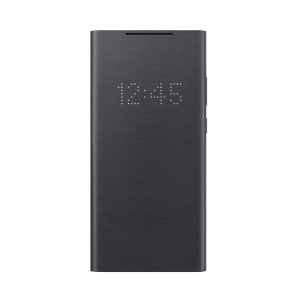 Samsung, Samsung - Galaxy Note 20 / 20 5G Smart LED View Cover Tasche (EF-NN980PBEGEU) - Mystic Black, Samsung - Smart LED View (Galaxy Note 20), Bookcase für Smartphone, Black