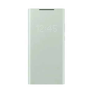 Samsung, Samsung - Galaxy Note 20 / 20 5G Smart LED View Cover Tasche (EF-NN980PMEGEU) - Mystic Green, Samsung - Smart LED View (Galaxy Note 20), Bookcase für Smartphone, Grün