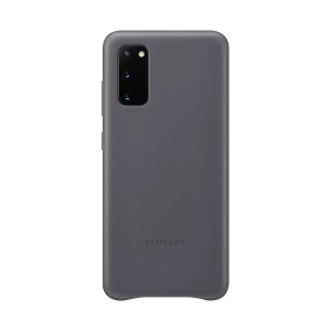 Samsung, Samsung Leather Cover - Schutzhülle (Passend für Modell: Samsung Galaxy S20), Samsung - Leather (Galaxy S20), Hardcase für Smartphones, Grau
