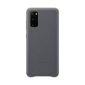 Samsung, Samsung Leather Cover - Schutzhülle (Passend für Modell: Samsung Galaxy S20), Samsung - Leather (Galaxy S20), Hardcase für Smartphones, Grau