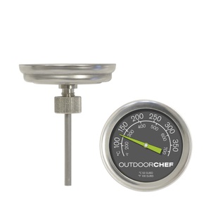 OUTDOORCHEF, Outdoorchef Thermometer - Grill Ersatzteil (Silber), Thermometer OUTDOOR edelstahl grau