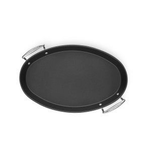 Le Creuset, Aluminium-Antihaft ovale Fischpfanne, Le Creuset - Bratpfanne, 40cm, Black