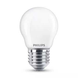 Philips Lighting, Philips Lighting LED EEK A++ (A++ - E) E27 Tropfenform 4.3 W = 40 W Warmweiß (Ø x L) 4.5 cm x 8 cm 1 St., Philips - LED Lampe, 4.3W, Weiss