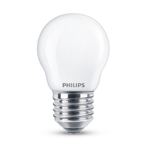 Philips Lighting, Philips Lighting LED EEK A++ (A++ - E) E27 Tropfenform 4.3 W = 40 W Warmweiß (Ø x L) 4.5 cm x 8 cm 1 St., Philips - LED Lampe, 4.3W, Weiss