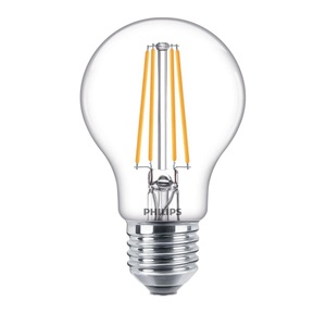 Philips Lighting, Philips Lighting LED EEK A++ (A++ - E) E27 Glühlampenform 7 W = 60 W Warmweiß (Ø x L) 6 cm x 10.6 cm 1 St., Philips - LED Lampe, 7W, Weiss