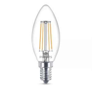 Philips Lighting, Philips Lighting LED EEK A++ (A++ - E) E14 Kerzenform 4.3 W = 40 W Warmweiß (Ø x L) 3.5 cm x 9.7 cm 1 St., Philips Warm white Kerzen- und Tropfenform B35 E14 40W