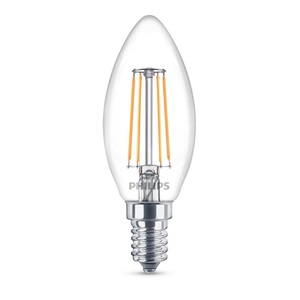 Philips Lighting, Philips Lighting LED EEK A++ (A++ - E) E14 Kerzenform 4.3 W = 40 W Warmweiß (Ø x L) 3.5 cm x 9.7 cm 1 St., Philips Warm white Kerzen- und Tropfenform B35 E14 40W
