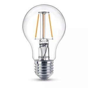 Philips Lighting, Philips Lighting LED EEK A++ (A++ - E) E27 Glühlampenform 4.3 W = 40 W Warmweiß (Ø x L) 6 cm x 10.6 cm 1 St., Philips - LED Lampe, 4.3W, Weiss
