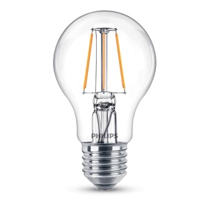 Philips Lighting, Philips Lighting LED EEK A++ (A++ - E) E27 Glühlampenform 4.3 W = 40 W Warmweiß (Ø x L) 6 cm x 10.6 cm 1 St., Philips - LED Lampe, 4.3W, Weiss