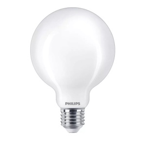 Philips Lighting, Philips Lighting LED EEK A++ (A++ - E) E27 Globeform 7 W = 60 W Warmweiß (Ø x L) 9.5 cm x 14 cm 1 St., Philips - LED Lampe, 7W, Weiss
