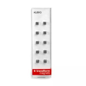 Trendform, Trendform Haftmagnet KUBIQ Silber, 10, Trendform Magnete, KUBIQ, silber, TF19B, (10er Set)