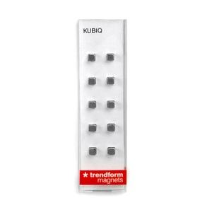 Trendform, Trendform Haftmagnet KUBIQ Silber, 10, Trendform Magnete, KUBIQ, silber, TF19B, (10er Set)