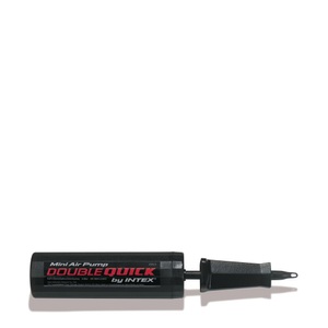 Intex, Intex Luftpumpe Handpumpe Double Quick, Intex - Double Quick Mini-Luftpumpe, 29cm, Black