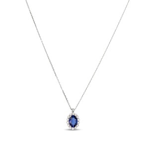 ZEN DIAMOND, ZEN DIAMOND Halskette Damen Weissgold 45, Zen Diamond - Halskette, 45, Weissgold