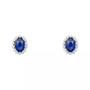 ZEN DIAMOND, ZEN DIAMOND Ohrringe Damen Weissgold ONE SIZE, Zen Diamond - Ohrringe, One Size, Weissgold