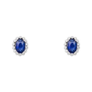 ZEN DIAMOND, ZEN DIAMOND Ohrringe Damen Weissgold ONE SIZE, Zen Diamond - Ohrringe, One Size, Weissgold