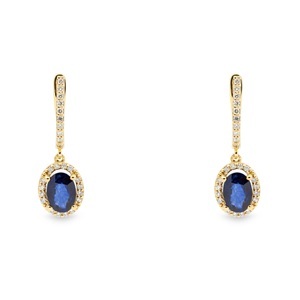 ZEN DIAMOND, ZEN DIAMOND Ohrringe Damen Gelbgold ONE SIZE, Zen Diamond - Ohrringe, One Size, Gelbgold