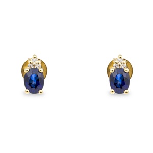 ZEN DIAMOND, ZEN DIAMOND Ohrringe Damen Gelbgold ONE SIZE, Zen Diamond - Ohrringe, One Size, Gelbgold