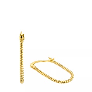 AMOR, Amor Creolen Damen Silber ONE SIZE, Amor - Creolen, One Size, Silber