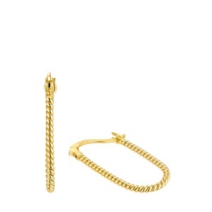 AMOR, Amor Creolen Damen Silber ONE SIZE, Amor - Creolen, One Size, Silber