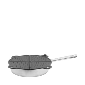 Moha, Pfannen-Spritzschutz Silicook, Moha Spritzschutzdeckel Silicook 33 cm, Schwarz