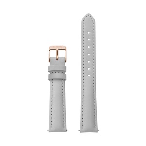 Cluse, CLUSE Uhrenband Damen Grau-Blau 16mm, Cluse CLS319 CS1408101027 Strap 16 mm Leather, Grey/ Rose Gold