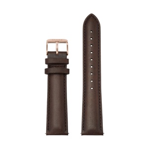 Cluse, Cluse Strap 20 mm Leather, Dark Brown/ Rose Gold CS1408101066