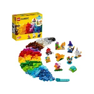 undefined, LEGO Classic 11013 Kreativ-Bauset mit durchsichtigen Steinen, LEGO® Konstruktionsspielsteine »Kreativ-Bauset«