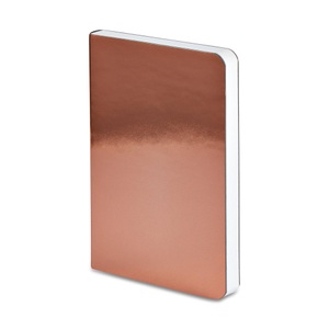undefined, Shiny Starlet S - Metallic Artificial Leather - Kupfer, Nuuna Notizbuch Shiny Starlet, A6, Copper, Punkte, 176 Seiten, 53238