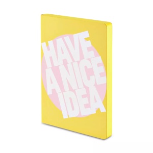Nuuna, Nuuna Gebundenes Notizbuch Gebundenes Notizbuch, Nuuna Notizbuch Graphic, A5, Have A Nice Idea, Punkte, 256Seiten, 54617
