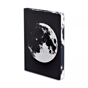Nuuna, Nuuna Gebundenes Notizbuch Gebundenes Notizbuch, Nuuna Notizbuch Graphic, A5, Moon, Punkte, 256 Seiten, 55003