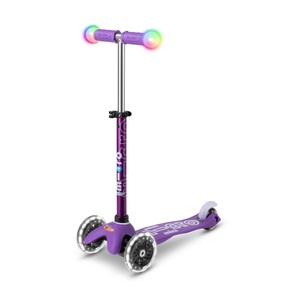 Micro, micro Mini Micro Deluxe Magic Purple Unisex Violett, Micro Mobility Scooter »Mini Deluxe Magic LED«