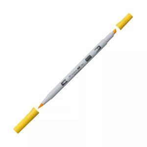 Tombow, Tombow Pinselstift Pinselstift, Tombow Dual Brush Pen ABT PRO, process yellow, ABTP-055