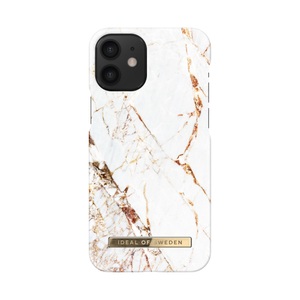 Apple, iDeal of Sweden - iPhone 12 Mini Hardcase Hülle - Carrara Gold, iDeal of Sweden - Designer (iPhone 12 Mini), Hardcase, Gold