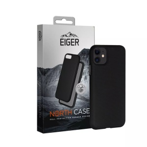 Apple, Eiger - iPhone 12 / iPhone 12 Pro North Case Premium Hybrid Schutzhülle - Schwarz, EIGER - North Rugged (iPhone 12/ Pro), Hardcase, Black